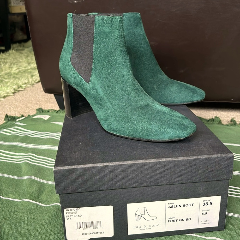 Rag & Bone Aslen boot - forest green - 8.5